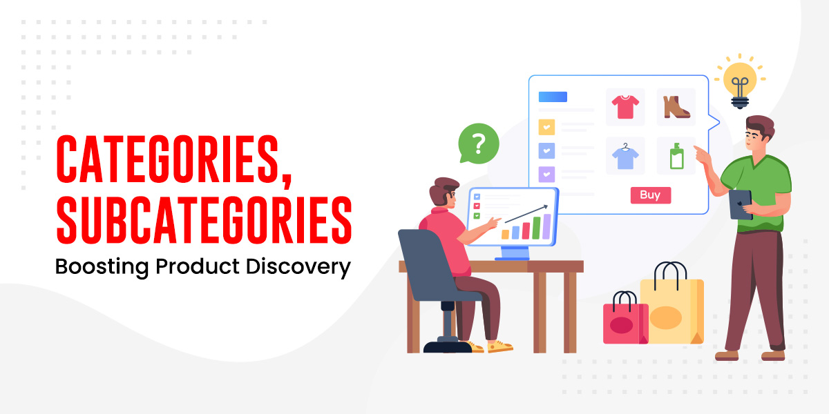 Strategic use of categories and subcategories for improved product discovery on an online store 